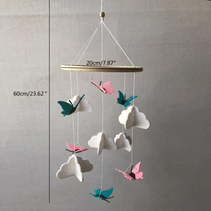 Baby Rattle Mobile Crib Toy Bed Hanging Newborn Wind Chimes Bell Kids Room Decoration Photography Props Dropshipping
