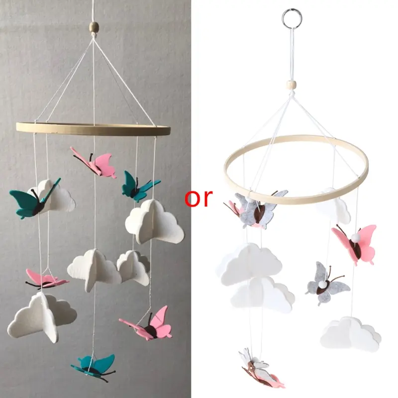 Baby Rattle Mobile Crib Toy Bed Hanging Newborn Wind Chimes Bell Kids Room Decoration Photography Props Dropshipping