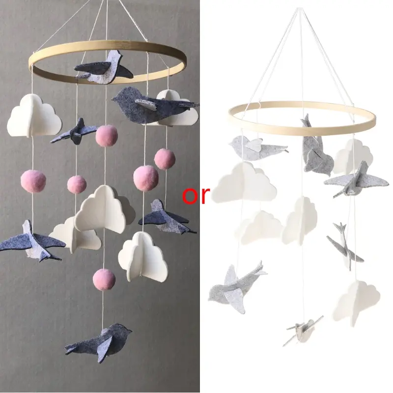 Baby Rattle Mobile Crib Toy Bed Hanging Newborn Wind Chimes Bell Kids Room Decoration Photography Props Dropshipping