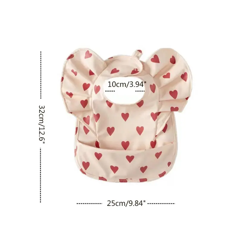 Baby Bib PU Macrames Cartoon Saliva Towel Washable Children Girls Boys Dropshipping
