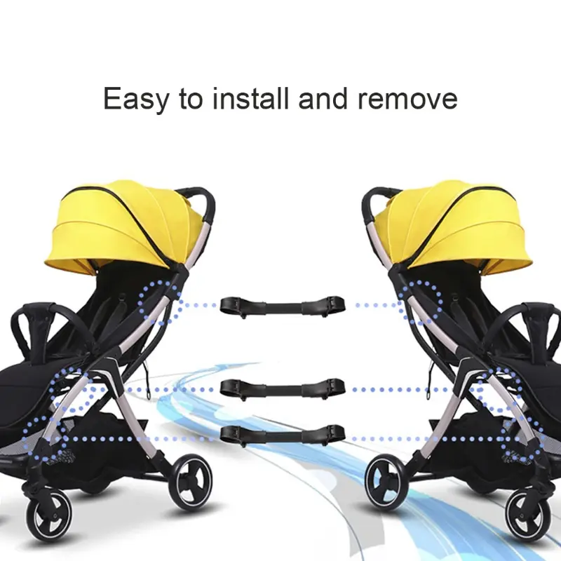 3Pcs Twin Baby Stroller Connector Universal Joints Infant Cart Strap Linker Hook  Dropshipping