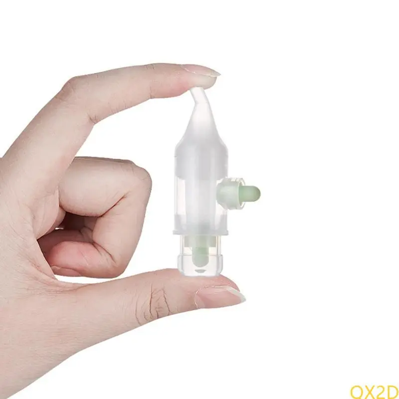 Kids Newborn Nasal Aspirator Cartoon Bear Silicone Baby Safety Nose Cleaner Vacuum Suction Sniffling Equipment