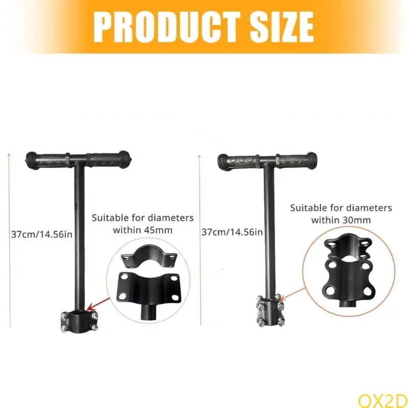 Easy Installation Pushchair Handlebar Extender for Baby Strollers Everyday Use