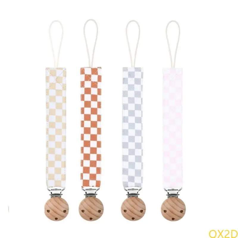 4Pcs/set Baby Pacifier Clip Chain Crib Pendant Decors Pacifiers Holder Strap