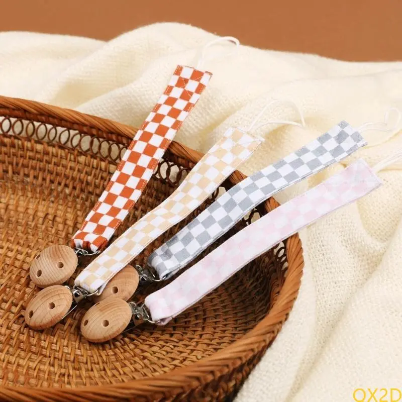 4Pcs/set Baby Pacifier Clip Chain Crib Pendant Decors Pacifiers Holder Strap
