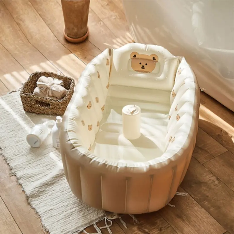 Folding Paddling Pool for baby inflatable Bathtub for Newborns Summer Household Bath Tub Travel Game Pool for Toddlers