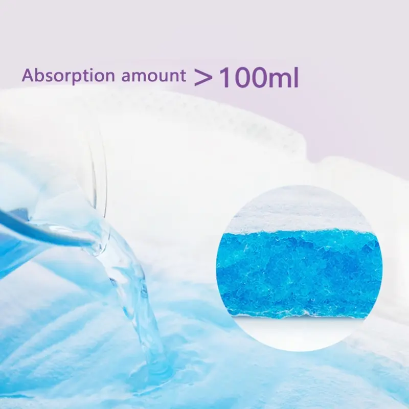 100Pcs Disposable Nursing Breast Pads Soft Absorbent Leak Proof Comfortable Pads