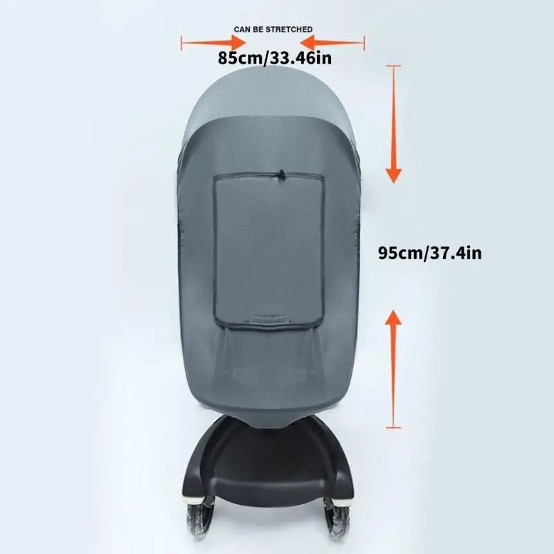 Infant Pram Sun Canopy Baby Strollers Sun Shade Cover Breathable Pushchair Canopy Awning Strollers Accessory