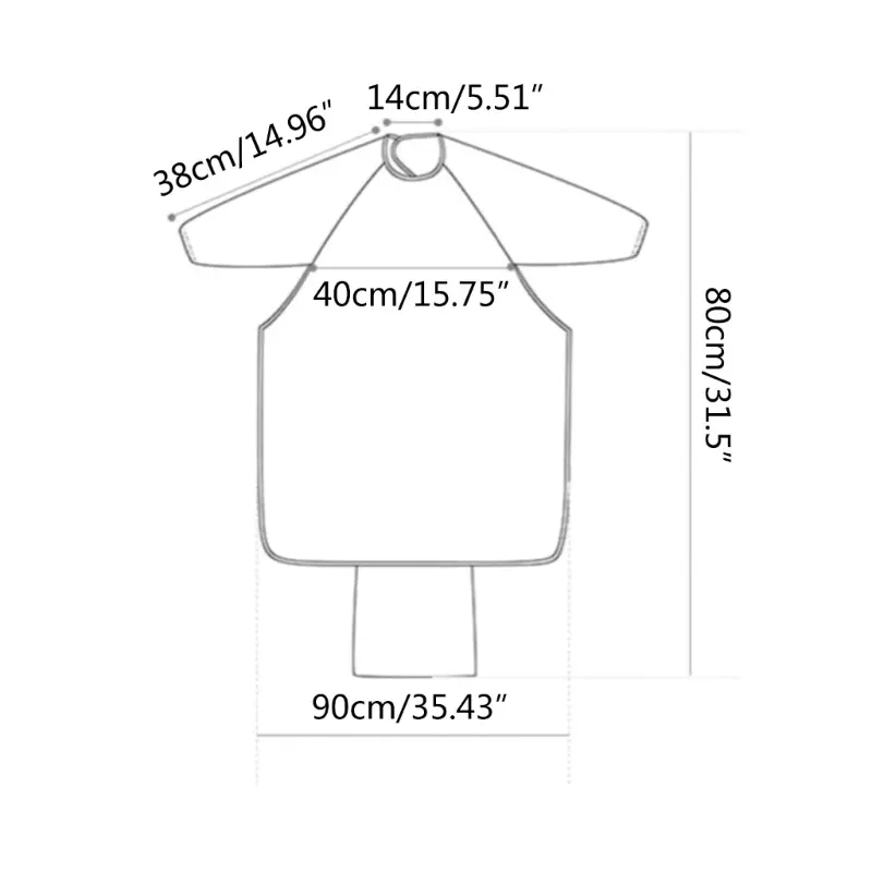 Adjustable Baby High Chair Bib Apron Protect Clothes & Chair from Food