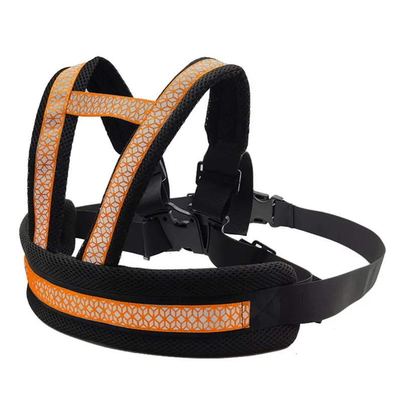 Universal Child Motorcycle Safety Belt with Reflective Strip for Kids Rear Seat Grab Handle Strap Harness Adjustable