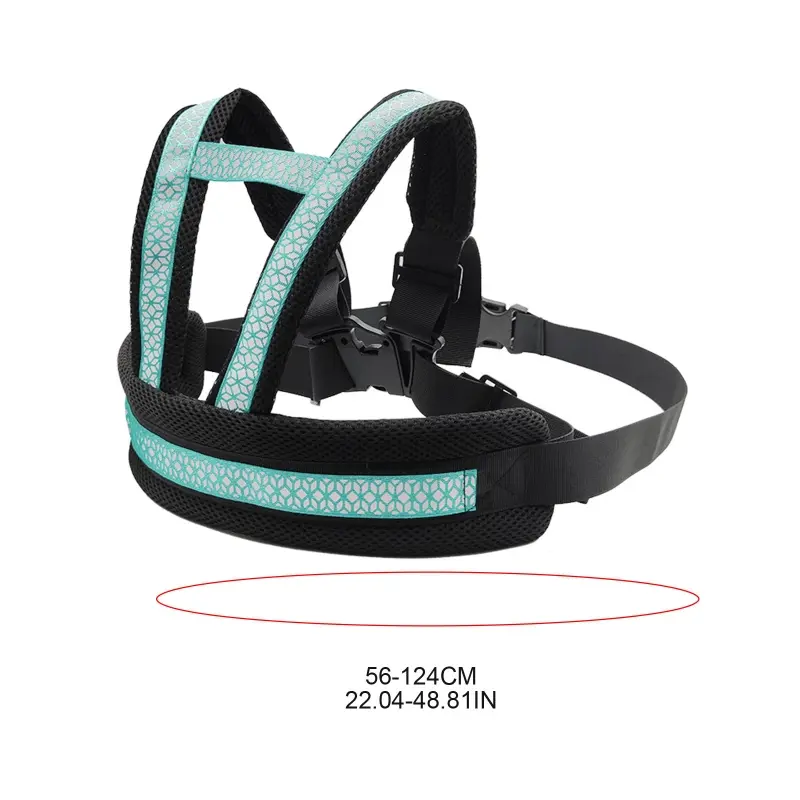 Universal Child Motorcycle Safety Belt with Reflective Strip for Kids Rear Seat Grab Handle Strap Harness Adjustable