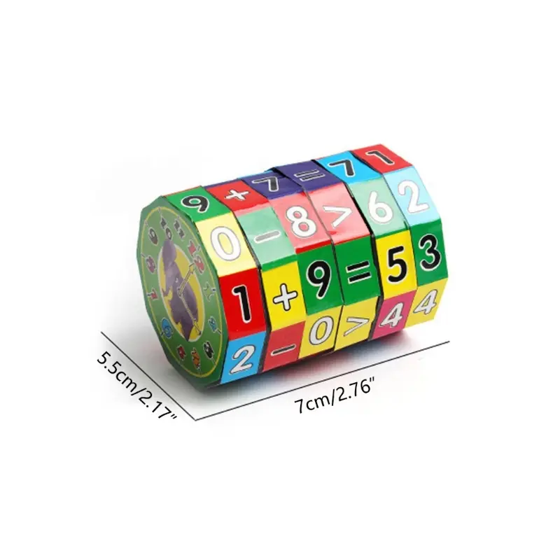 Montessori Magic Cube Math Toy Learning Puzzle Mathematics Operation Early Learning Toy Teaching Aid for Preschool Child