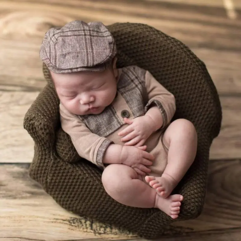 3 Pcs Newborn Photography Props Baby Posing Sofa Pillow Set Infant Photo  Chair Decoration Fotografia Accessory Dropshipping