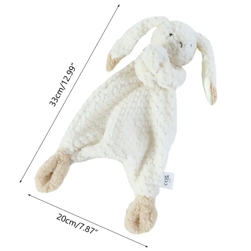Soothing Sensory Stuffed Animal Security Blanket Newborn Infant and Toddler Gift