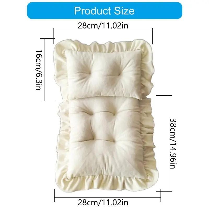 Newborns Photography Accessory Soft & Safe Baby Play Mat with Lovely Designings
