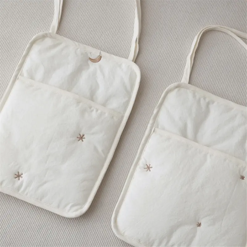 Practical Baby Bed Hanging Bag Versatile Baby Bed Hanging Baby Bed Storage Bag for Storing Diapers & Bottles Dropshipping