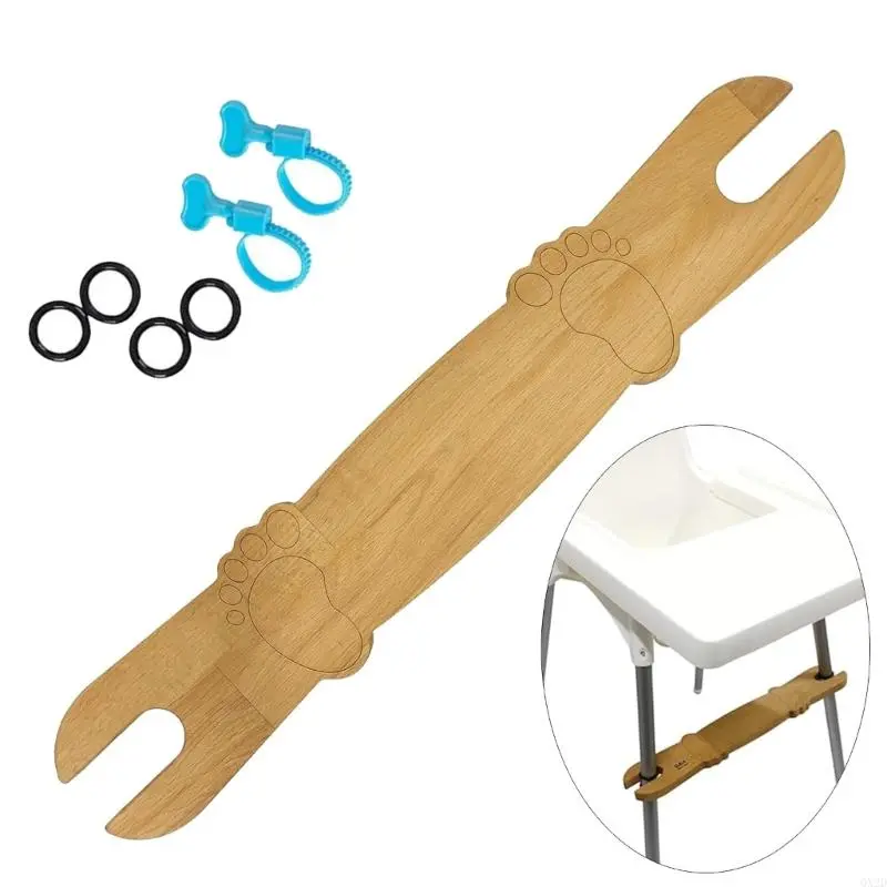 Wooden High Chair Footrest Adjustable Universal Baby High Chair Footrest