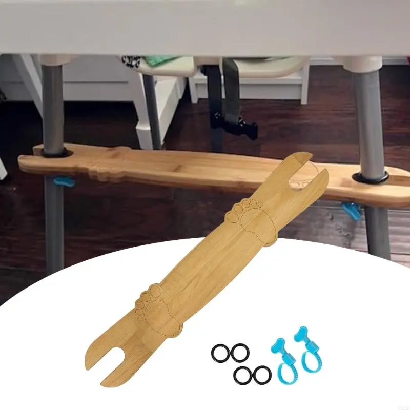 Wooden High Chair Footrest Adjustable Universal Baby High Chair Footrest