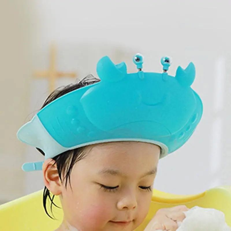 Hair Washing Hat Shower Bath Silicone Soft Visor Head Protector Shampoo used for Toddlers Babies Kids Children
