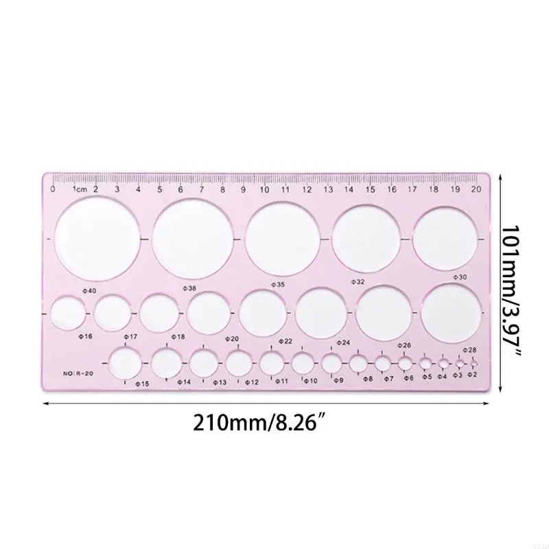 Portable Nipple Ruler Breast Flange Sizing Tool Breast Accessories Flange Measuring Tool Skin Friendly Ruler