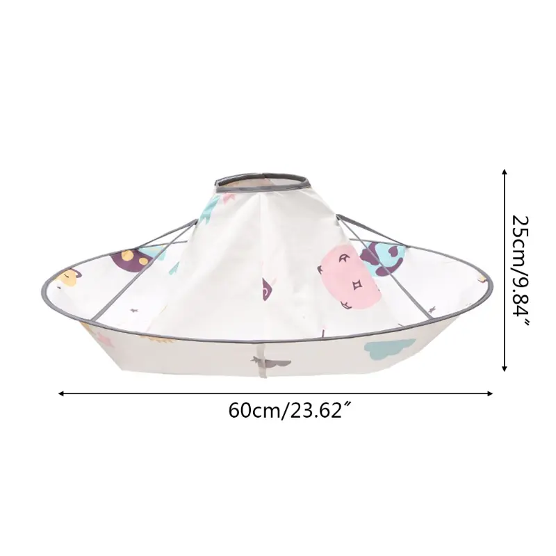 Hair Cutting Cape Umbrella Kid Gown Hairdresser Barber Apron Hairdressing Supplies for Children Toddler Hair Cut Cloak Dropship