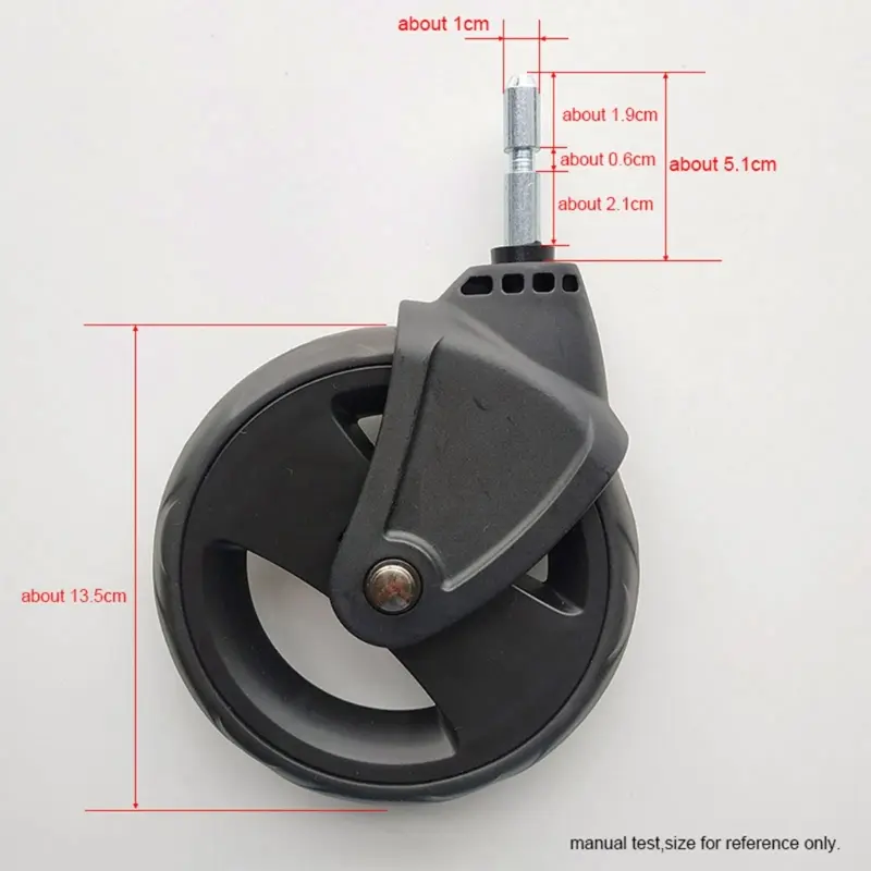 Baby Cart Stroller Wheels Trolley Stroller Wheels Front Or Back Wheels Baby Cart Pram Accessories Plastic Material