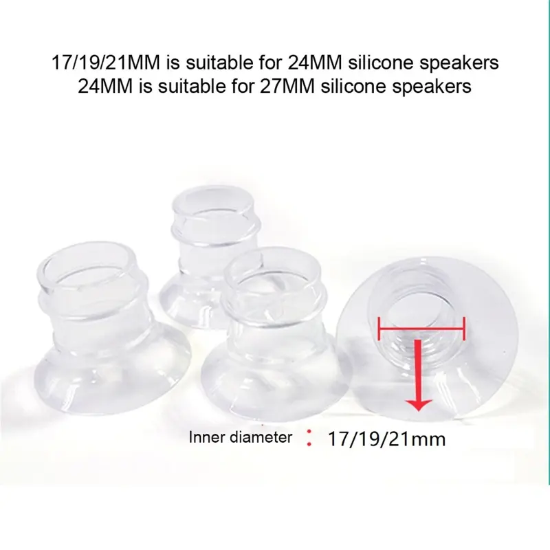 17/19/21mm Breast Funnel Inserts Plug-in Different Size Converter