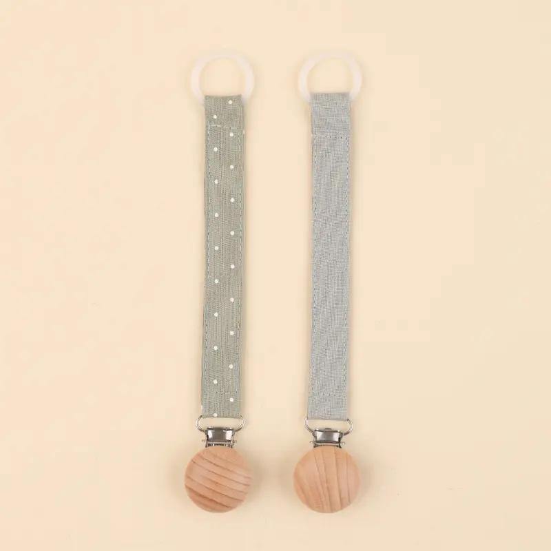 Set of 2pcs Baby Pacifier Holder Chain Teething Toy Clip Strap Fall Prevention Toddlers Nipple Lanyard Belt Dropshipping
