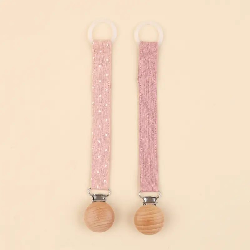 Set of 2pcs Baby Pacifier Holder Chain Teething Toy Clip Strap Fall Prevention Toddlers Nipple Lanyard Belt Dropshipping