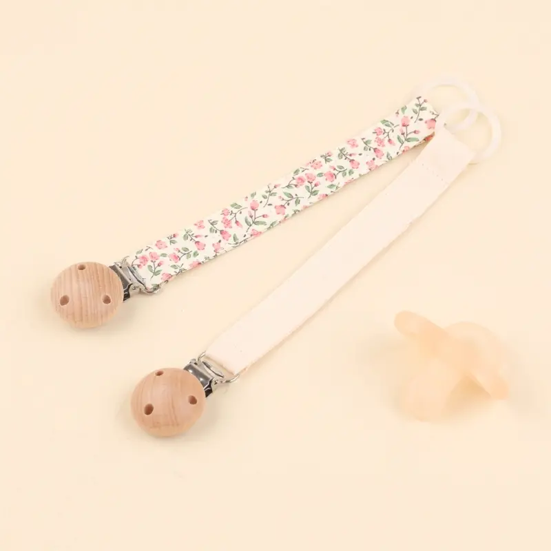 Set of 2pcs Baby Pacifier Holder Chain Teething Toy Clip Strap Fall Prevention Toddlers Nipple Lanyard Belt Dropshipping
