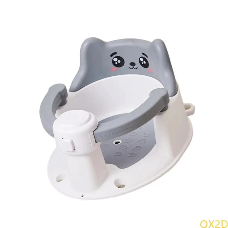 Infant Bathtub Baby Bath for Baby 6-15Months Provides Backrest Support Easy to Remove with Suction Cups