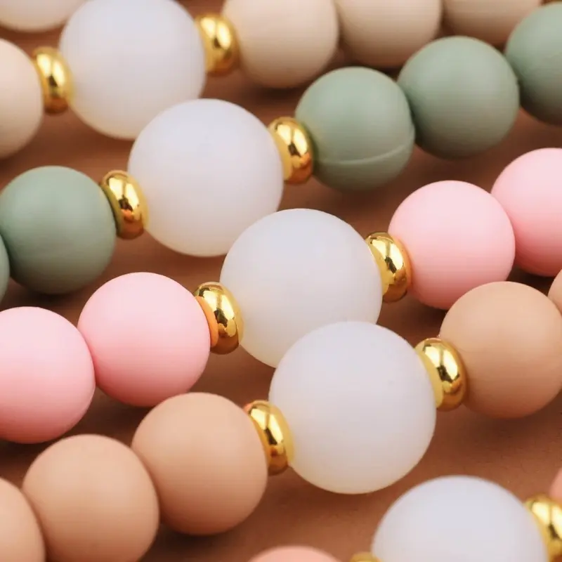 Adjustable Baby Pacifier Chain Beads Pacifier Clip Portable Pacifier Strap Gift Dropshipping