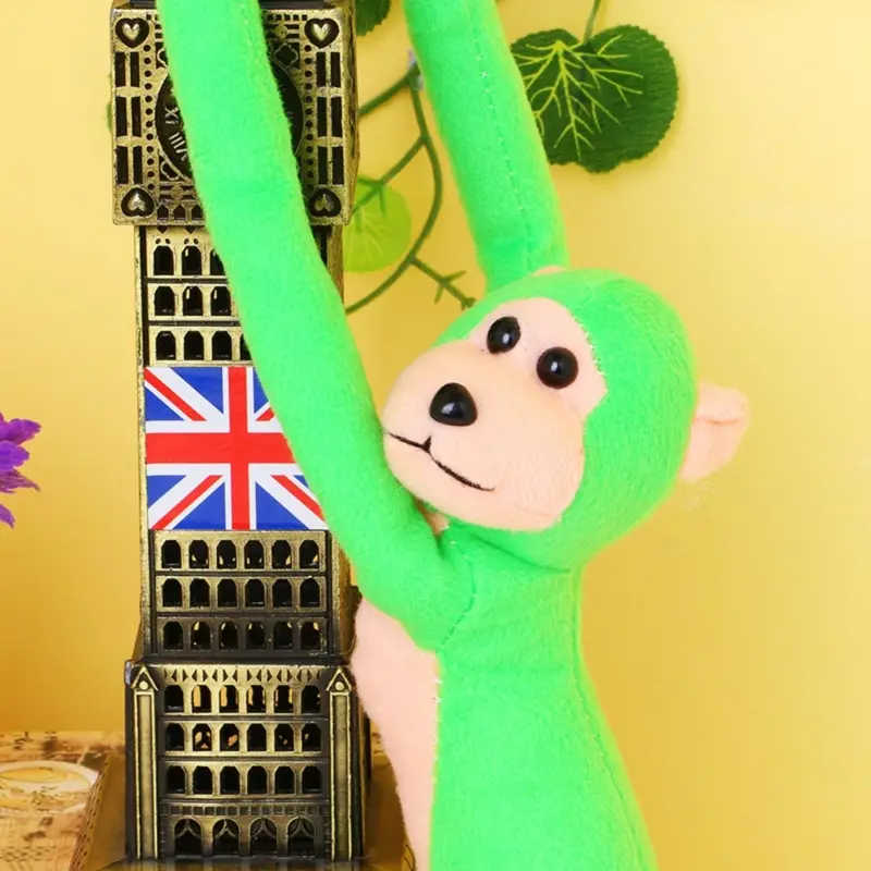 Stuffed  Long Arm Monkey Plush Toy Office Hanging-Ornament Girls Party Favor