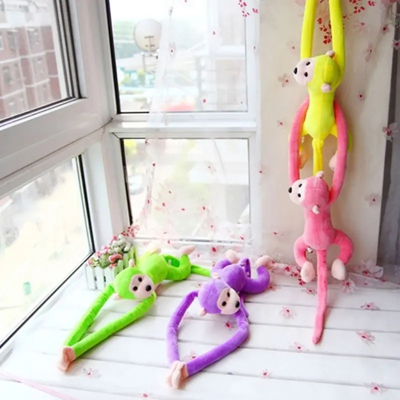 Stuffed  Long Arm Monkey Plush Toy Office Hanging-Ornament Girls Party Favor
