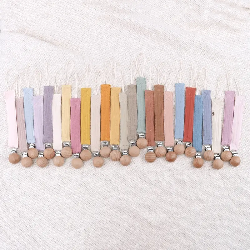 Baby Pacifier Clip Chain Dummy Holder For Nipple Clip Baby Birthday Shower Gift For Boys Girls Dropshipping