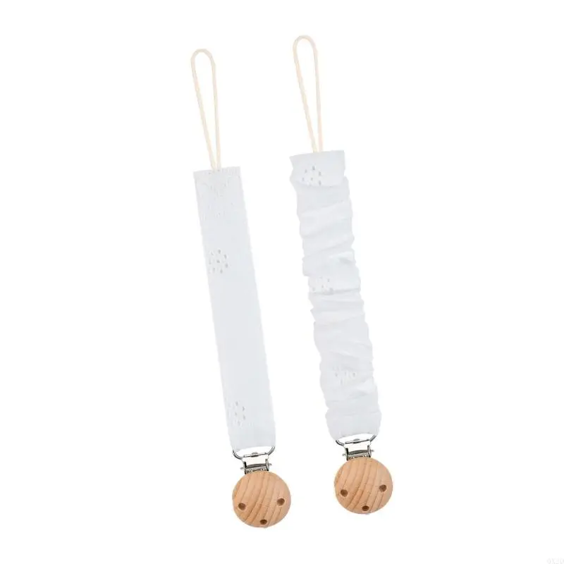 Stylish Pacifier Chain for Baby 2Pcs Infants Soothing Toy Lanyard Rope Anti Fall