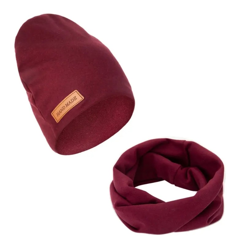 Faux Cashmere Kid Hat with Scarf Set Fashionable Child Cap with Scarf Warm & Stylish Kids Winter Essential set
