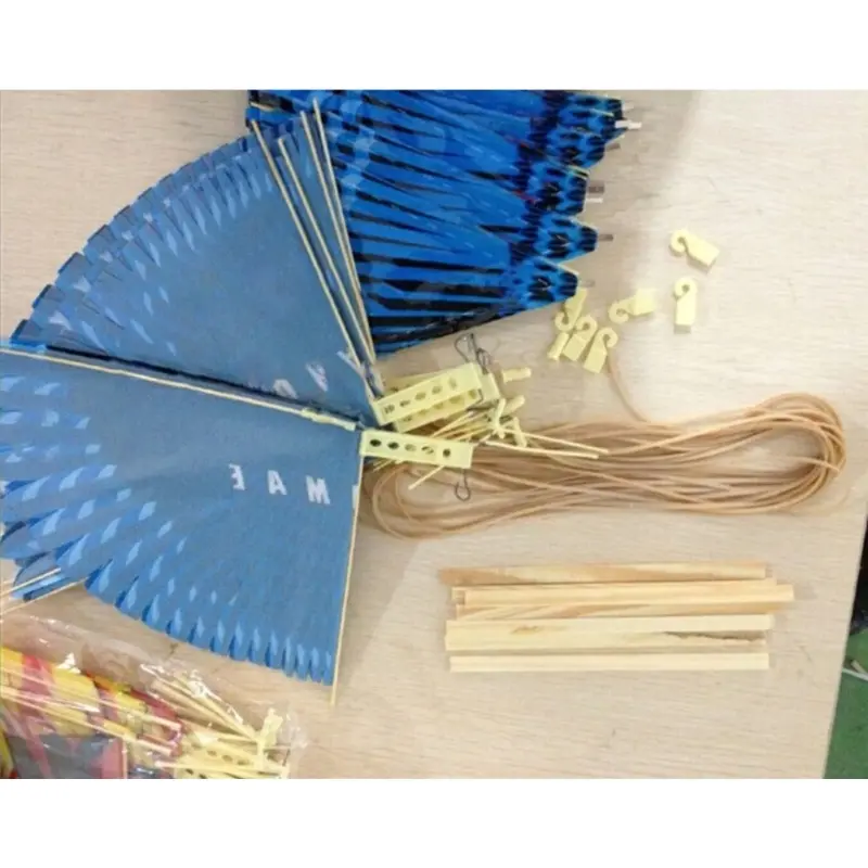 Handmade Rubber Band Power Ornithopter Bird Model Science Kites Toy for Children