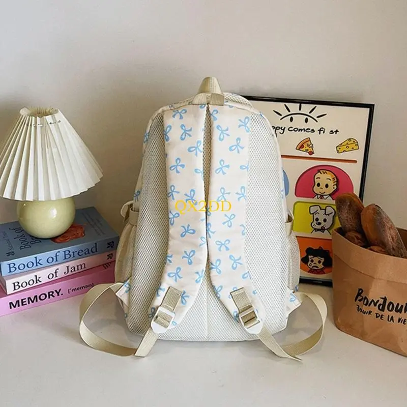 3 Pcs Trendy Backpacks Bows Backpacks Set School Bag Travel Bag Casual Daypacks