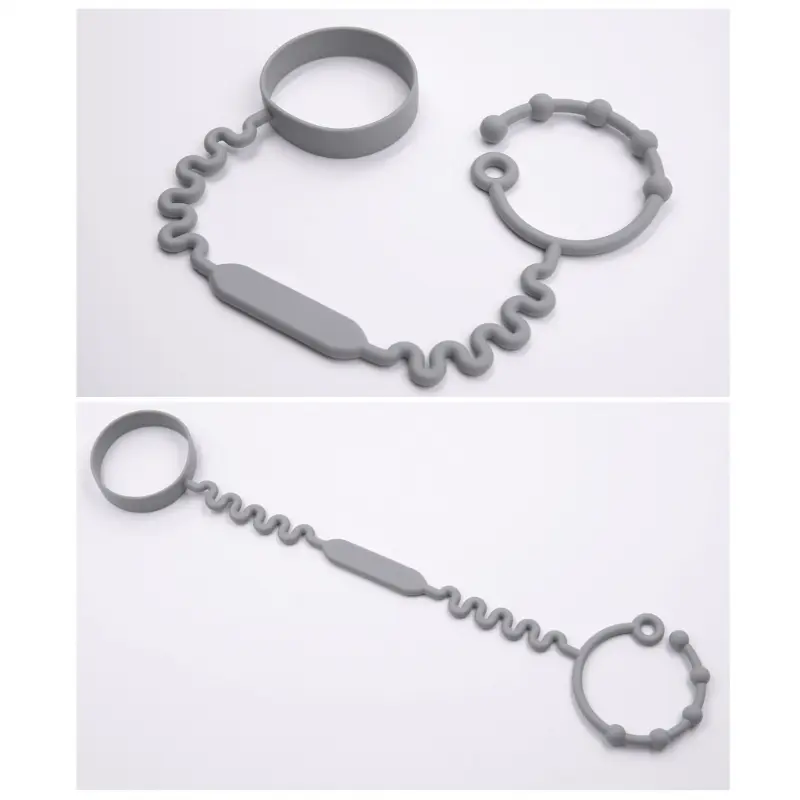Toy Safety Strap Stretchable Silicone Pacifier Clips Baby Toddler Bottle Toy