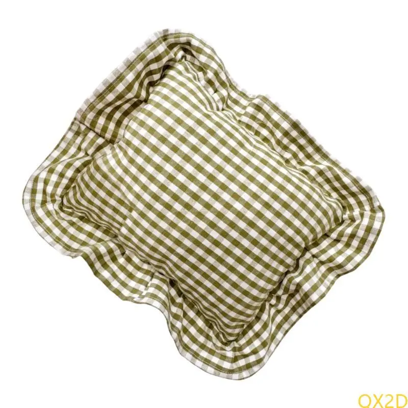28x34cm Small Pillow Nordic Infants Baby Back Cushion with Ruffled