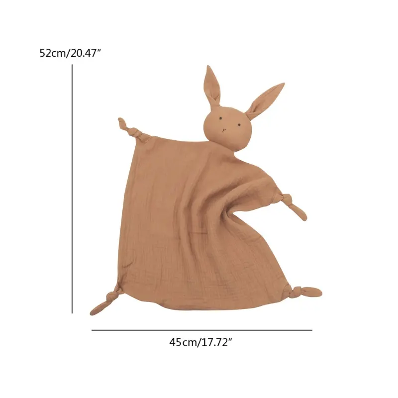 Baby Towel Cotton Stuffed Toys Cartoon Cute Rabbit Towels Soothe Appease Newborn Soft Comforting Sleeping Toy Gift