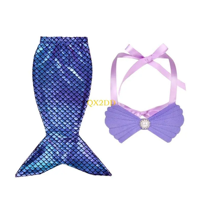 Infant Bra Tail Costume Baby Photo Props Themed Outfit Newborn Photography Props Photo Accessories