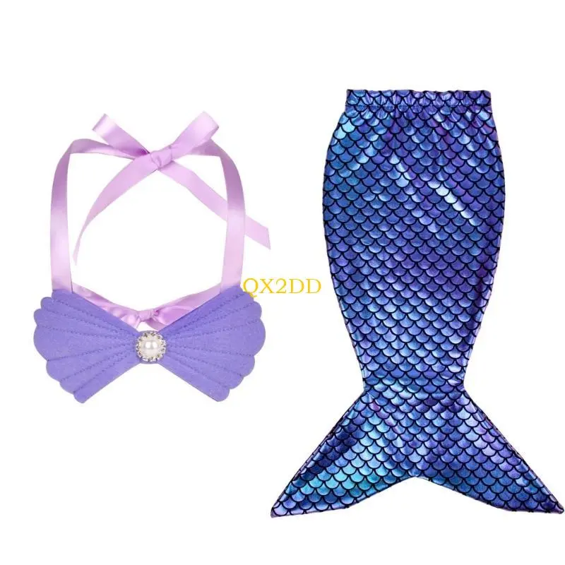 Infant Bra Tail Costume Baby Photo Props Themed Outfit Newborn Photography Props Photo Accessories