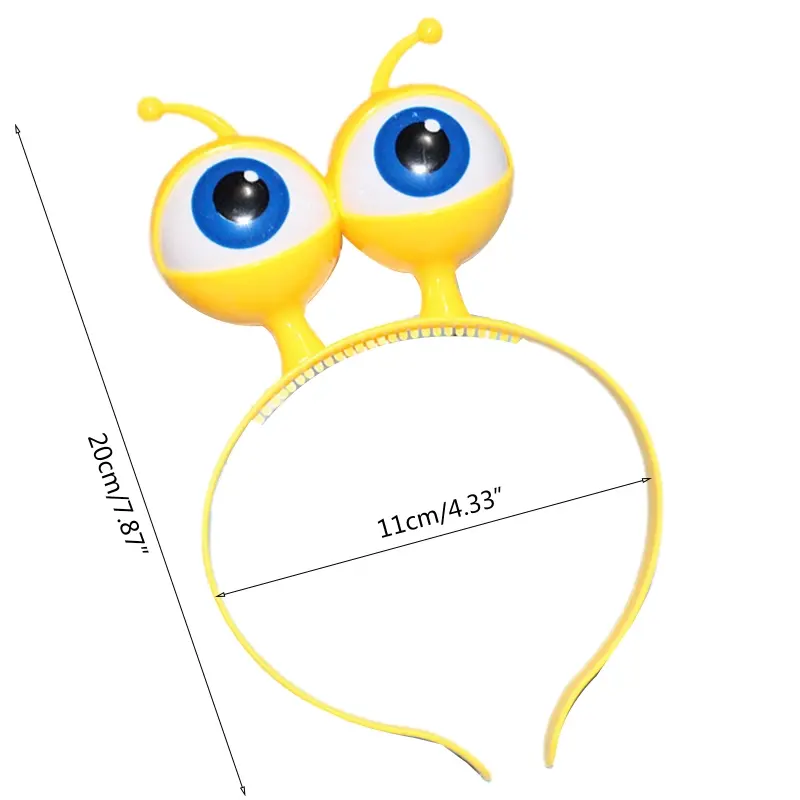 Alien Eyeball LED Hair Hoop Flashing Headband Children Adult Hairband  Party Christmas New Year Supplies Dropshipping