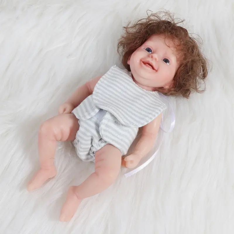 Newborn Baby  Realistic Newborn Baby Dolls Silicone Full Body Cute Small Baby  Realistic Simulation