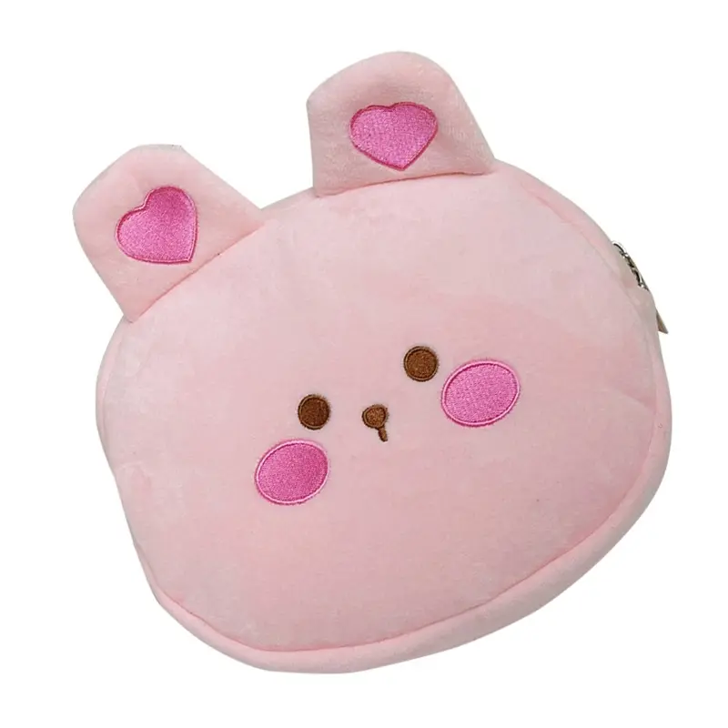 Kids Travel Bag Cartoon Pattern Baby Bag Plush Small Bags with Traction Rope Anti Lost Backpack for Girls Boys 1-5 Years