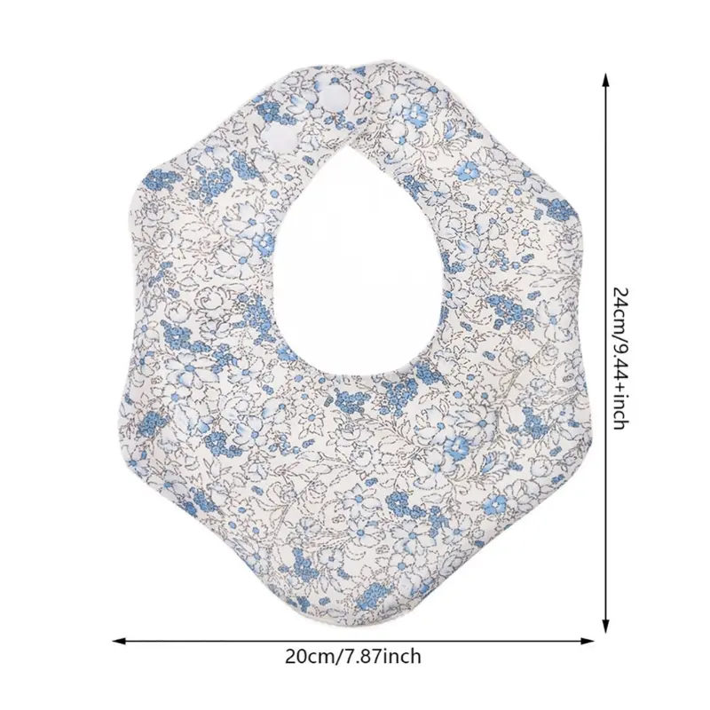 Baby Nursing Bib Newborns Drooling Bib Waterproof Backsides Saliva Towel Soft