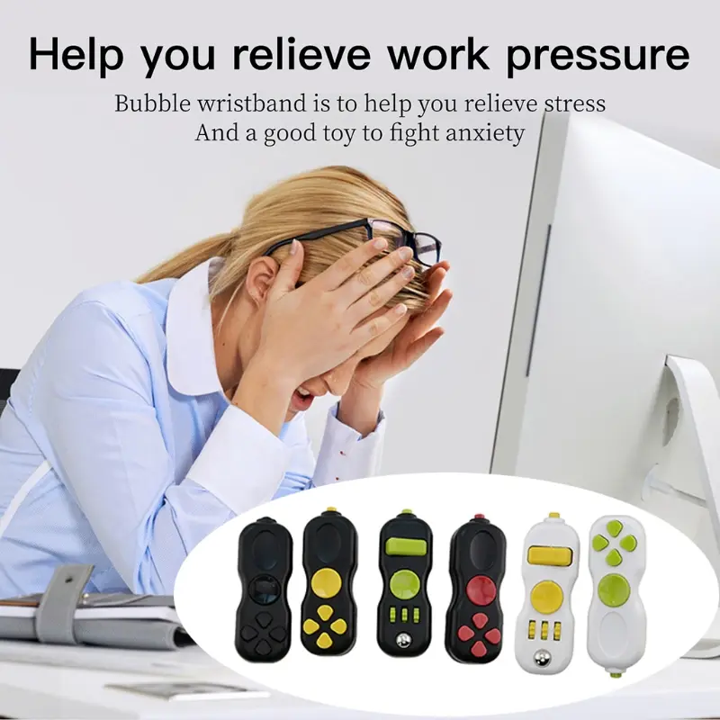 Pad Controller Handheld Stress Relief Game Antistress Adults Kids Fun Handles Portable Sensory Toy Children Adult Dropshipping