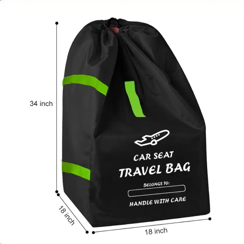 Durability Carseat Gate Check Cover For Convertible Seats Travel Bag Portable Carry Pouches And Handle